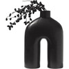 Osmos Studio Ozo Vase, Off Black - Vases - 1 - thumbnail