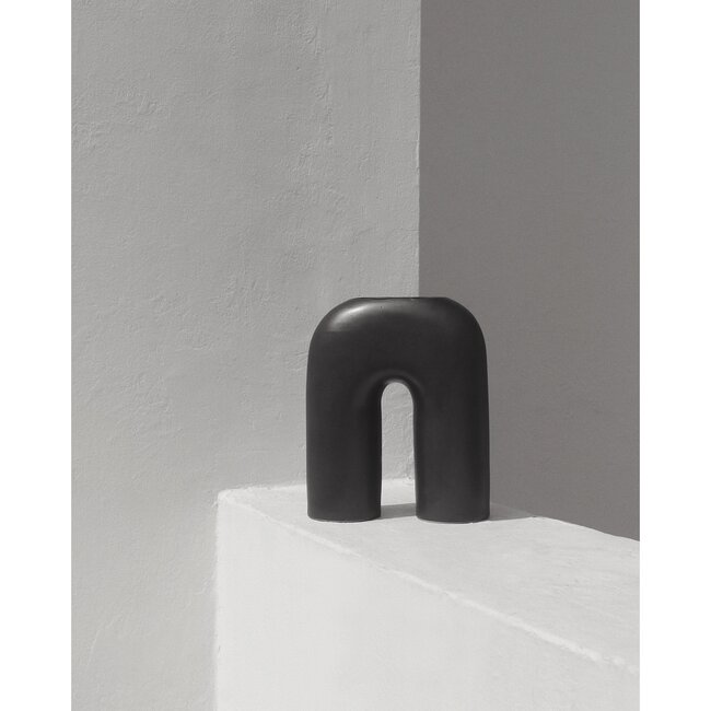 Osmos Studio Zo Vase, Off Black - Vases - 2