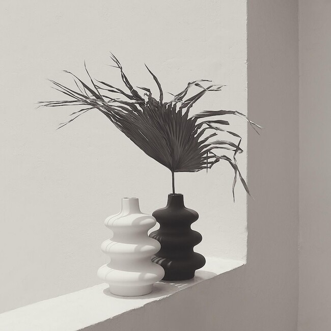 Osmos Studio Big Mezo Vase, Off White - Vases - 2