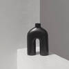 Osmos Studio Ozo Vase, Off Black - Vases - 3 - thumbnail