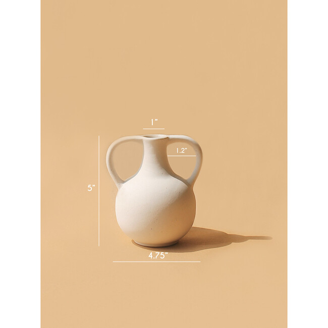 Osmos Studio Bobble Harappan Vase, Off White - Vases - 5