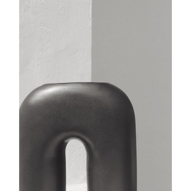 Osmos Studio Zo Vase, Off Black - Vases - 3