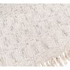 The Nascent Textured Oxford Throw Blanket, Cream - Throws - 4