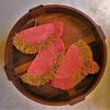 Floc Raffia Parade Wall Hanging, Coral Sunset - Wall Décor - 2