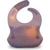 Color-Changing Silicone Bib, Purple - Bibs - 1 - thumbnail