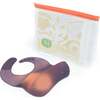 Color-Changing Silicone Bib, Purple - Bibs - 5