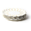 Gold Scallop Dinner Plate, Set of 4 - Tabletop - 2