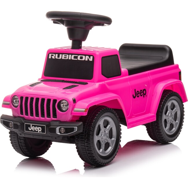 Jeep Rubicon Foot to Floor Ride-On for Toddlers (Pink)
