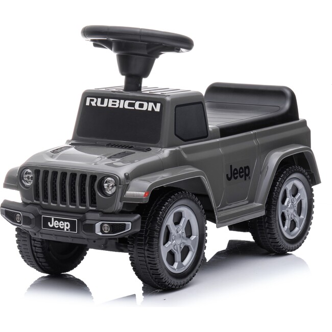 Jeep Rubicon Foot to Floor Ride-On for Toddlers (Grey)