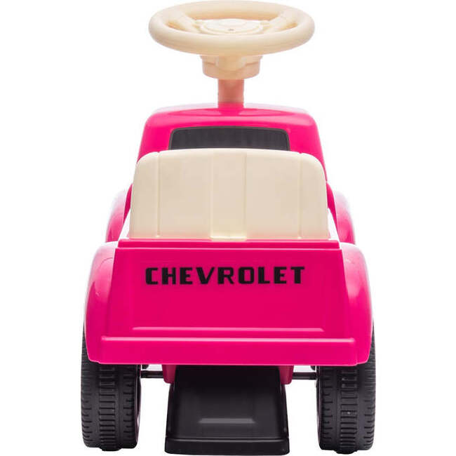 Chevrolet 3100 Vintage Push Car for Toddlers (Pink) - Ride-Ons - 2