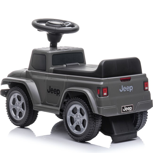 Jeep Rubicon Foot to Floor Ride-On for Toddlers (Grey) - Ride-Ons - 5