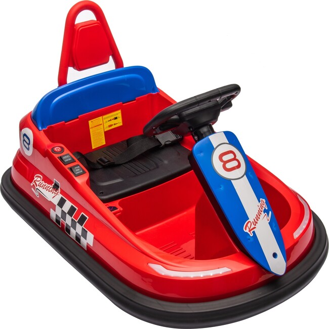 6V Freddo 1 Seater Bumper Kart for Toddlers (Red) - Ride-Ons - 5