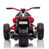 24V Freddo Spider 2 Seater Ride-On 3 Wheel Motorcycle (Red) - Ride-Ons - 1 - thumbnail