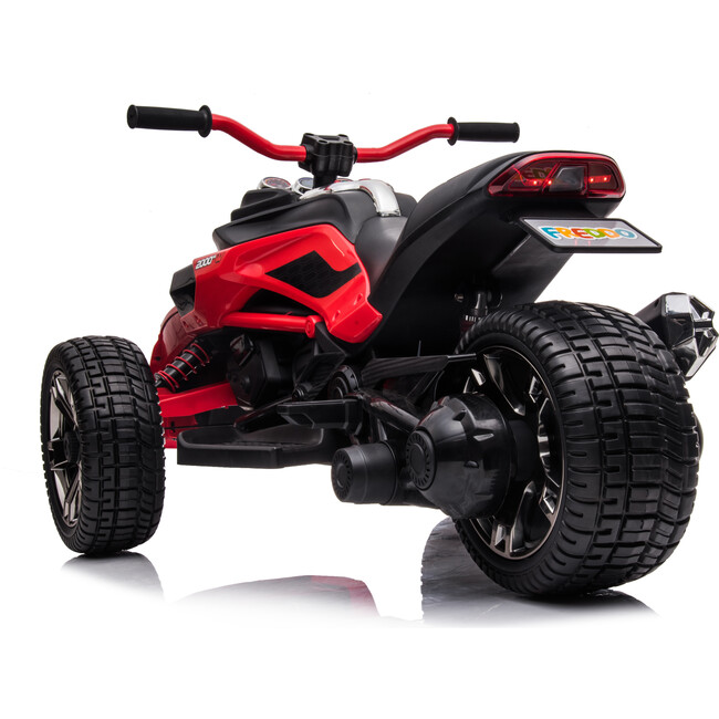 24V Freddo Spider 2 Seater Ride-On 3 Wheel Motorcycle (Red) - Ride-Ons - 3