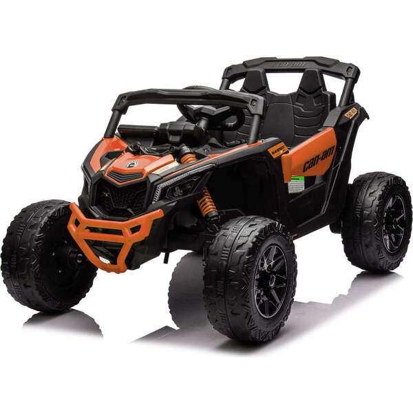 24V Can Am Maverick 1-Seater UTV - Kids Electric Ride-On (Orange ...