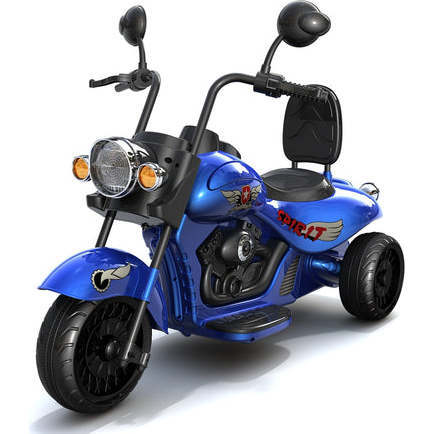 12V Freddo Kids Cruiser 1 Seater Motorcycle (Blue)