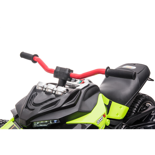 24V Freddo Spider 2 Seater Ride-On 3 Wheel Motorcycle (Green)