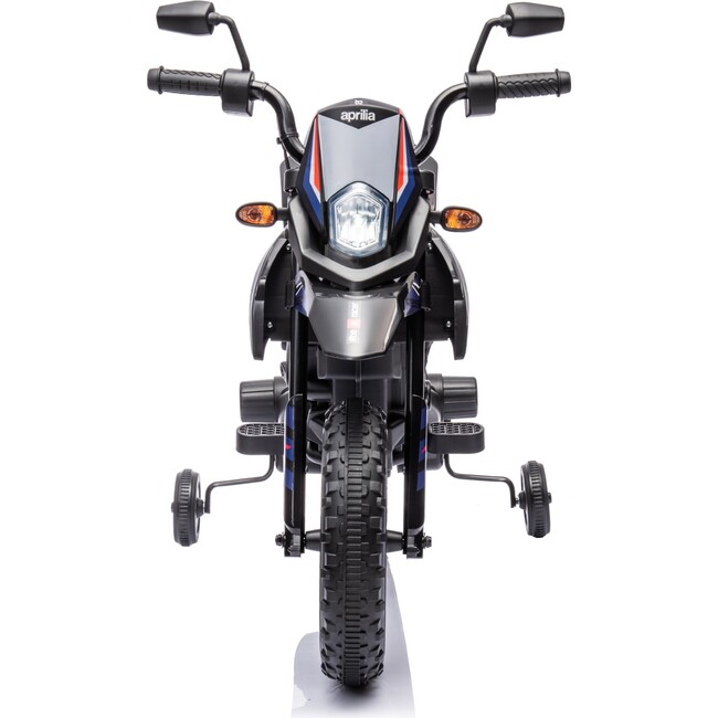 12V Aprilia Motorcycle 1 Seater Ride On for Kids (Black) - Ride-Ons - 4