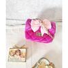 Hot Pink Diamond Bow Purse - Bags - 2