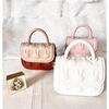 Brown Faux Leather Bunny Purse - Bags - 2