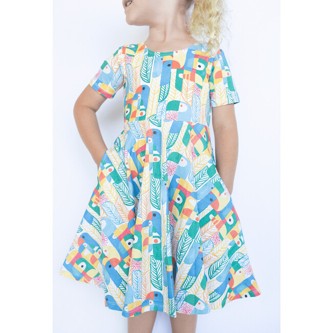 Journey kids' dress, Parrots - Dresses - 2