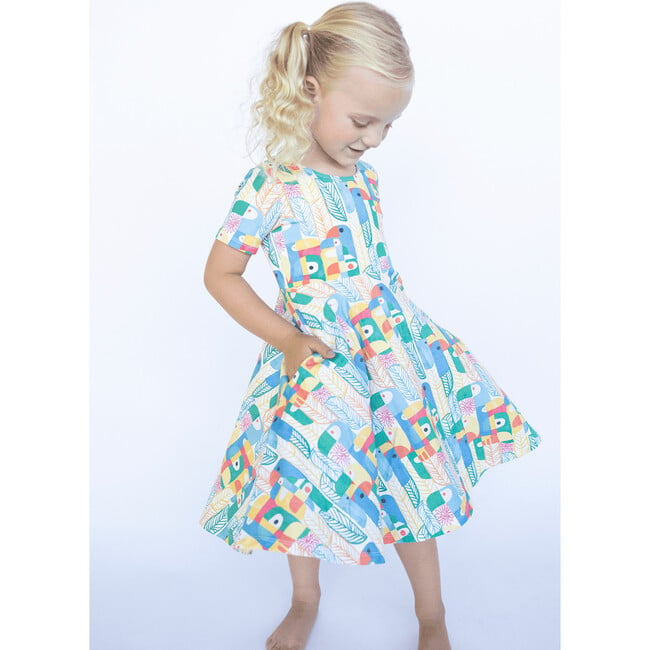 Journey kids' dress, Parrots - Dresses - 3