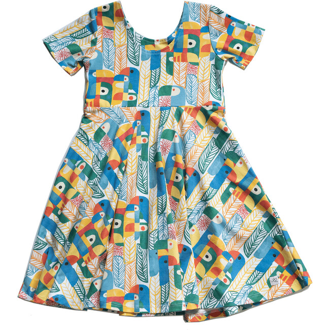 Journey kids' dress, Parrots - Dresses - 5
