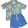 Cory baby's & kids' short sleeves button down collar shirt, Parrots - Button Downs - 5