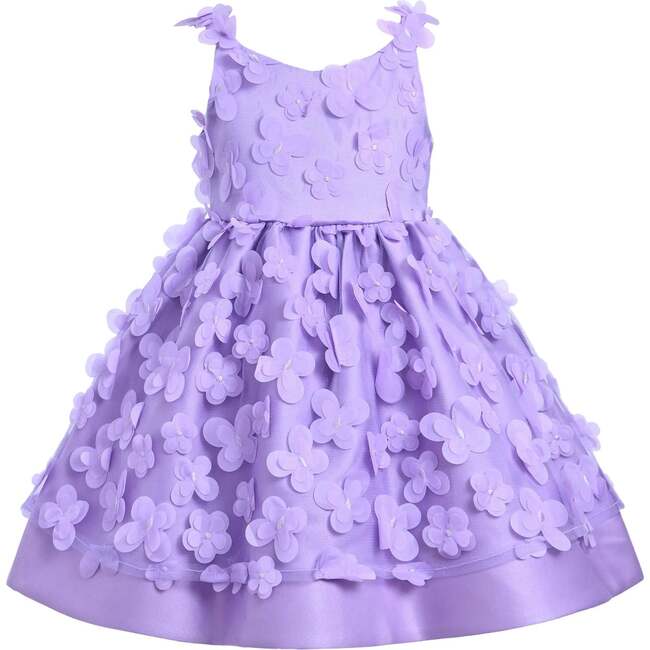 Lago Floral Dress, Purple - Dresses - 1