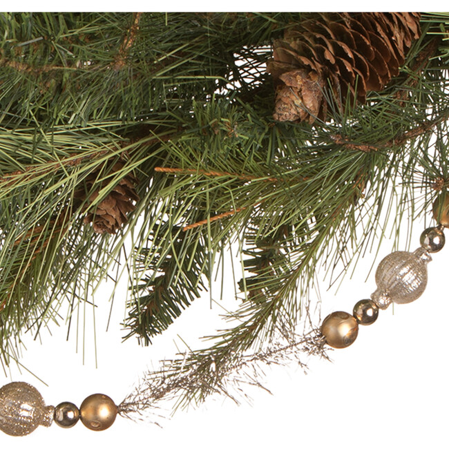 Silver And Gold Bead Garland