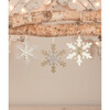 Silver And Gold Snowflake Ornaments, Set of 3 - Ornaments - 2