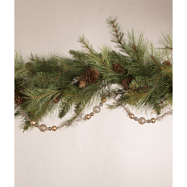 Silver And Gold Bead Garland - Garlands - 3