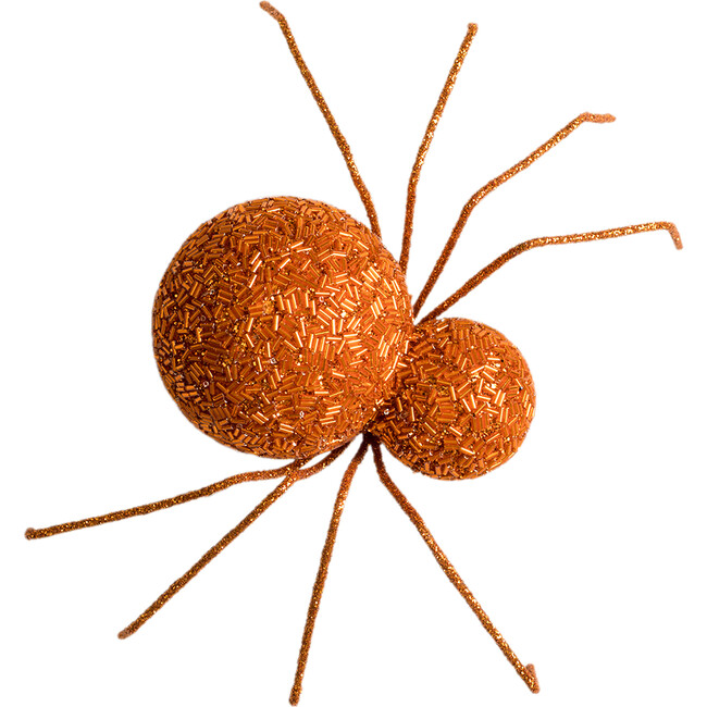 Orange Beaded Spider Large
