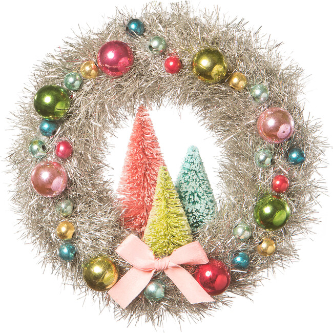 Brights Tinsel Wreath