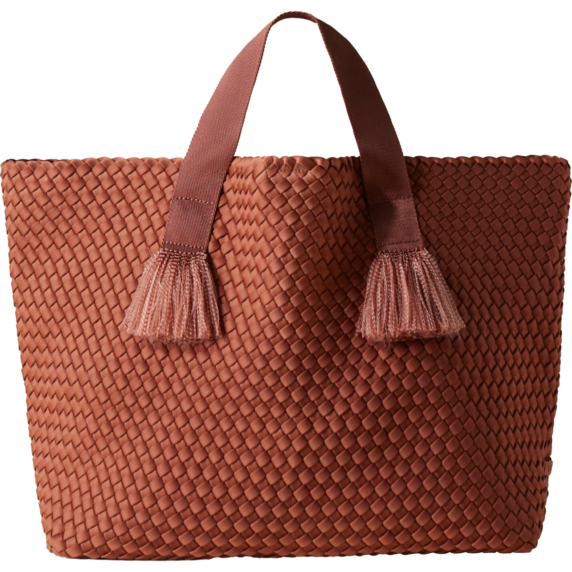 Women's Tulum Large Handwoven Tote, Adobe - OS - Bags - 1