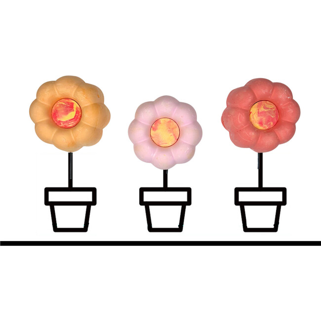 Flower Pots Sidewalk Chalk - Bubbles/Chalk - 3