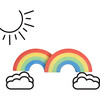 Double Rainbow Connection Sidewalk Chalk - Bubbles/Chalk - 3