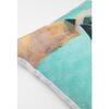 Velveteen Mommy & Baby Seal Pillow 18x18, Turquoise - Decorative Pillows - 3