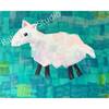 Sheep Print 11x14 Horizontal Frame, Turquoise - Wall Décor - 3