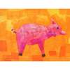 Pig Print 8x10 Horizontal Frame, Pink - Wall Décor - 3