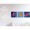 Ringed Planet Print 8x10 Horizontal Frame, Red - Wall Décor - 3
