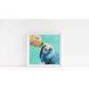 Mommy & Baby Seal Print 11x14 Vertical Frame, Turquoise - Wall Décor - 2