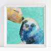 Mommy & Baby Seal Print 11x14 Vertical Frame, Turquoise - Wall Décor - 3
