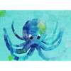 Octopus Picture for Babies & Kids 11x14 Horizontal Frame, Turquoise - Wall Décor - 2