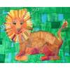 Lion Print 11x14 Horizontal Frame, Green - Wall Décor - 2