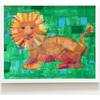 Lion Print 11x14 Horizontal Frame, Green - Wall Décor - 3