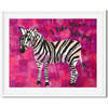 I Like Your Stripes Zebra Print 8x10 Horizontal Frame, Pink - Wall Décor - 2