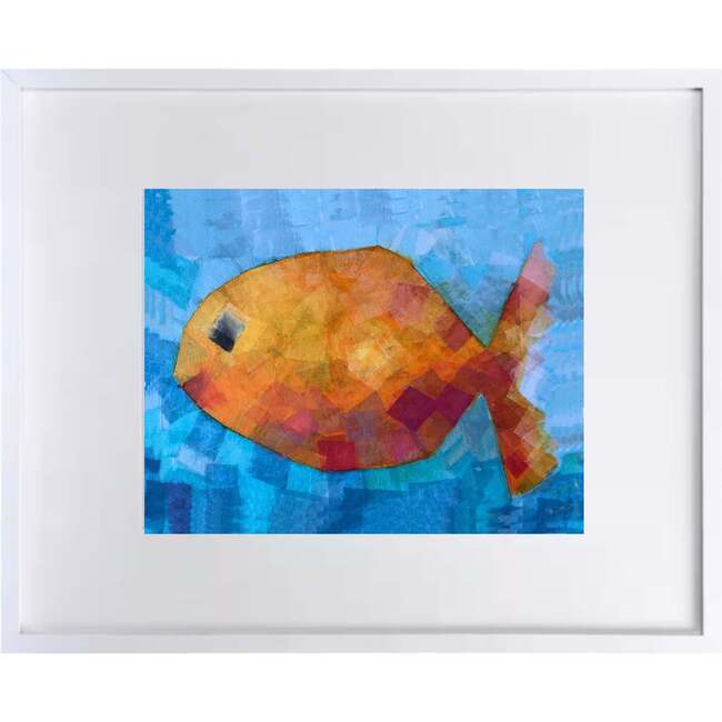 Goldfish Print 8x10 Horizontal Frame, Yellow