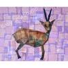 Gazelle Print 8x10 Horizontal Frame, Purple - Wall Décor - 3