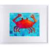 Cute Red Crab Print 8x10 Horizontal Frame, Red - Wall Décor - 1 - thumbnail